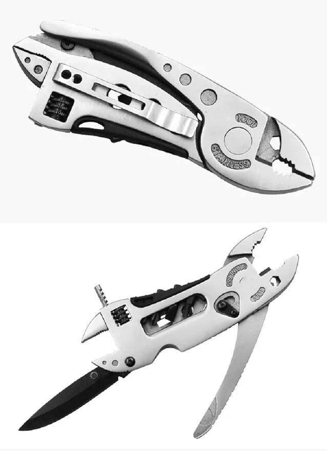 Multitool Wrench set 7 Tools/Pliers/Wire Cutter/Flat Screwdriver