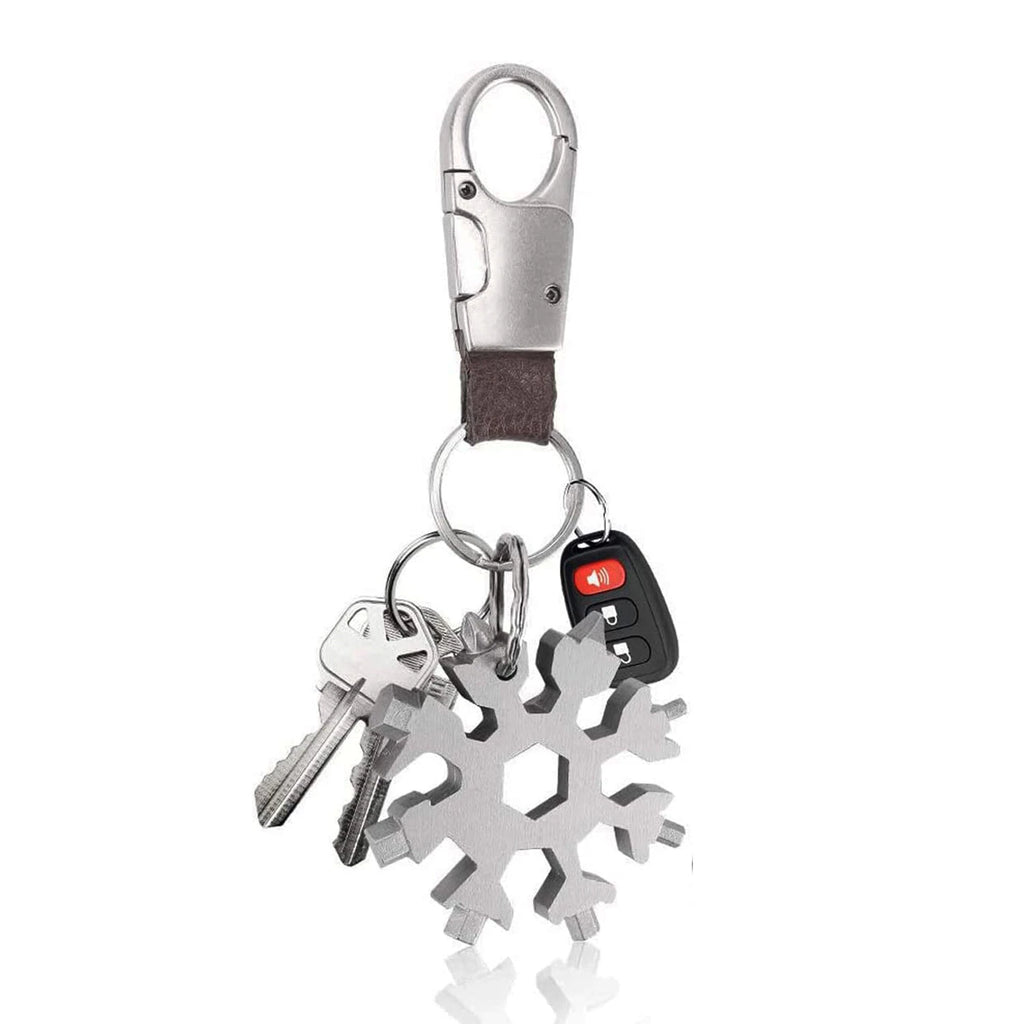 3 Pack 18-in-1 Snowflake Multi-Tool Carbon Steel Multitool Screwdriver Opener